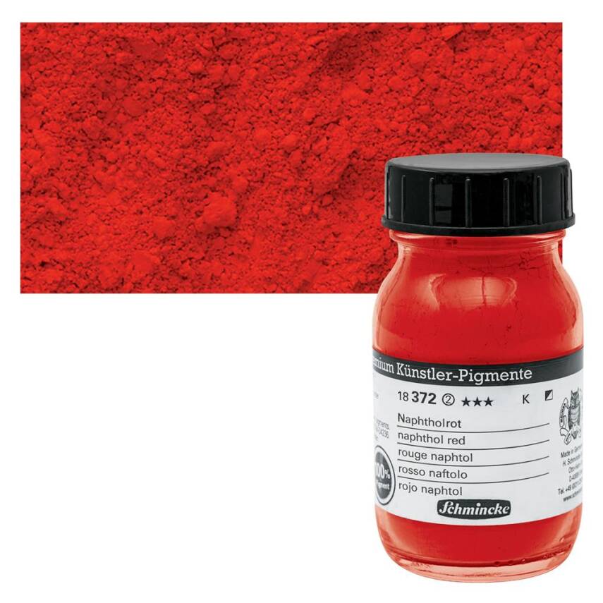 Schmincke Powder Pigment Naphthol Red 100 ml - 2