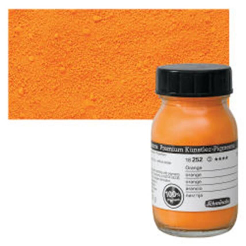 Schmincke Powder Pigment Orange 100 ml - 1