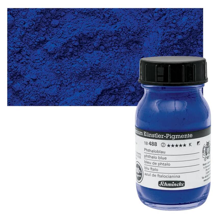 Schmincke Powder Pigment Phthalo Blue 100 ml - 2