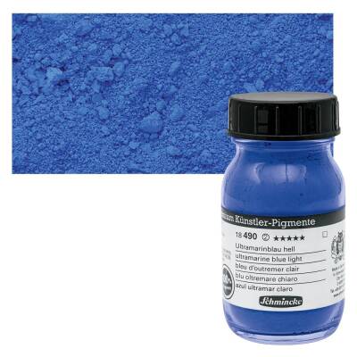 Schmincke Powder Pigment Ultramarine Blue Light 100 ml