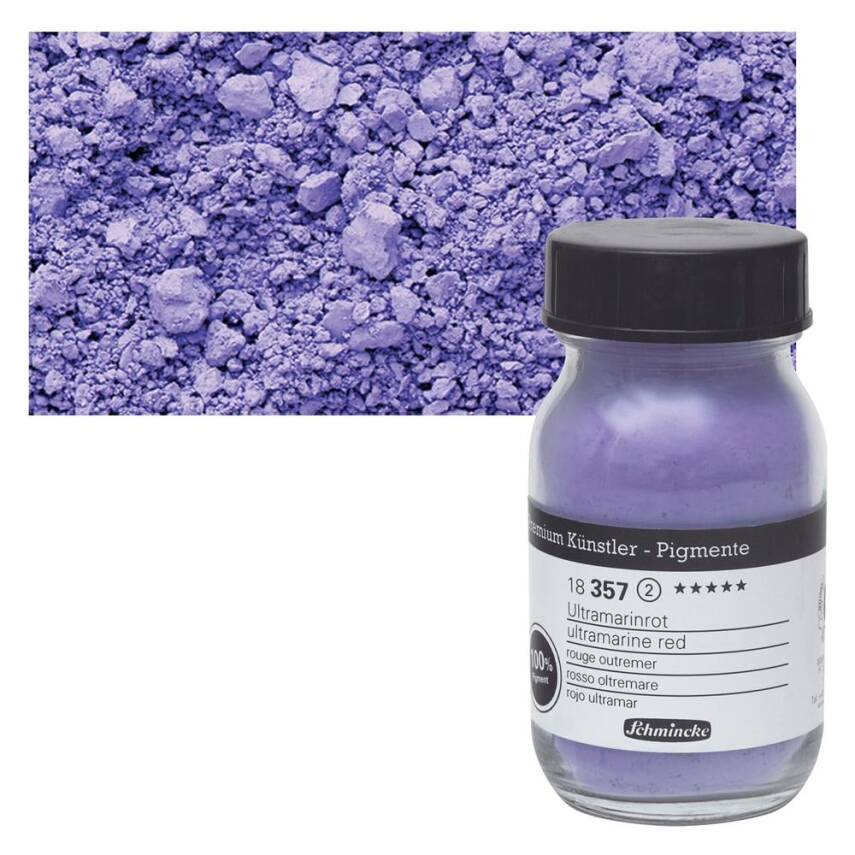 Schmincke Powder Pigment Ultramarine Red 100 ml - 1