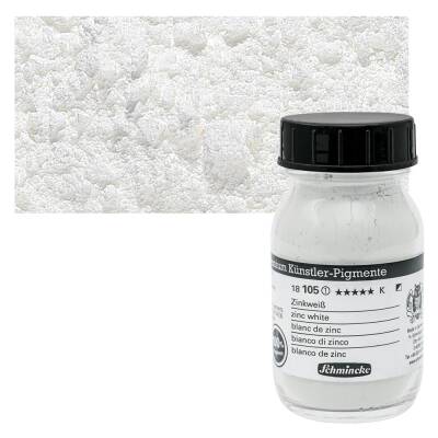 Schmincke Powder Pigment Zinc White 100 ml