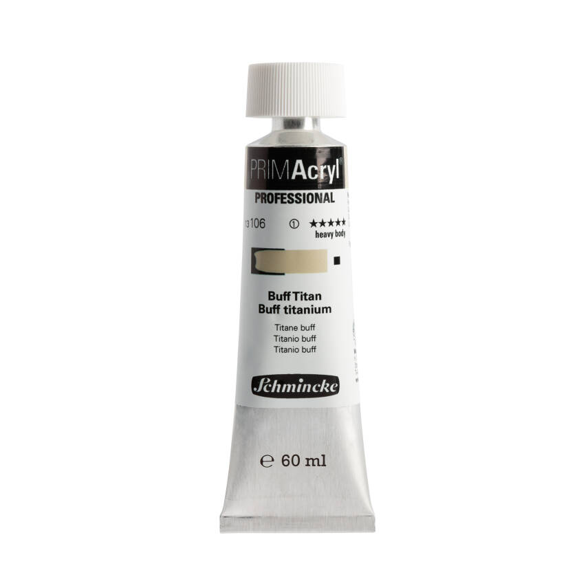 Schmincke Primacryl Artist Acrylic Paint 106 Buff Titanium 60 ml - 1