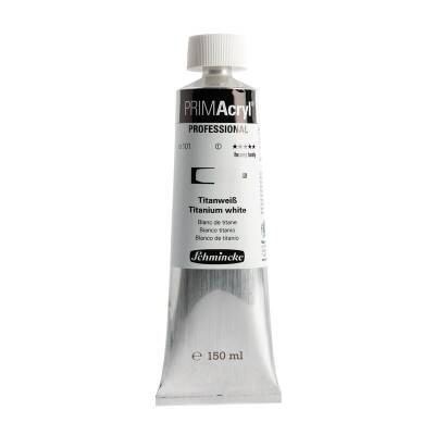 Schmincke Primacryl Artist Acrylic Paint 150 ml Series 1 101 Titanium White