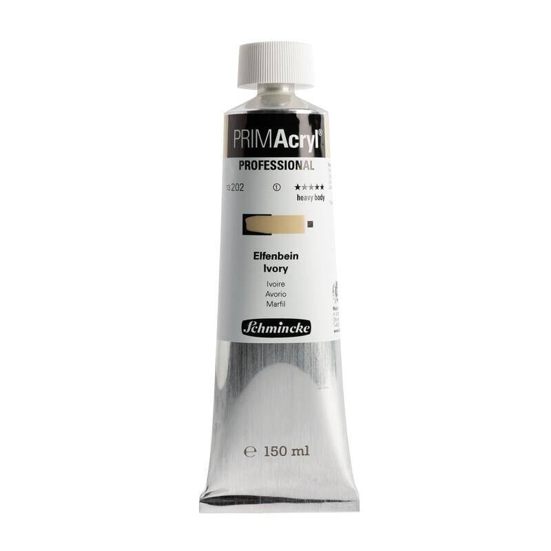Schmincke Primacryl Artist Acrylic Paint 150 ml Series 1 202 Ivory - 1