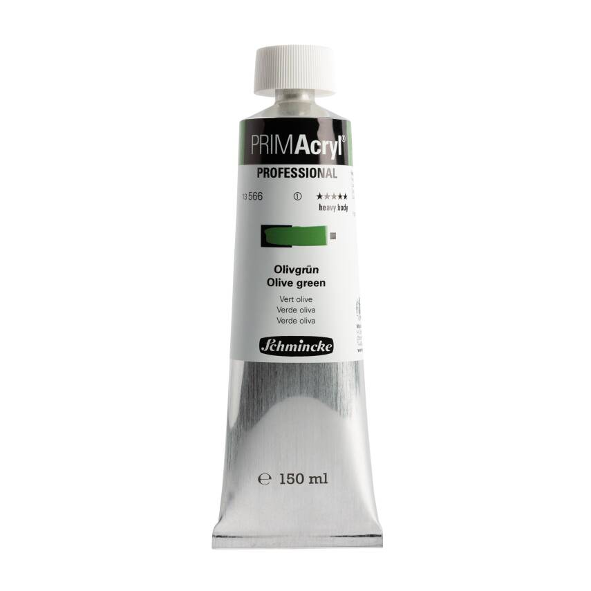 Schmincke Primacryl Artist Acrylic Paint 150 ml Series 1 566 Olive Green - 1
