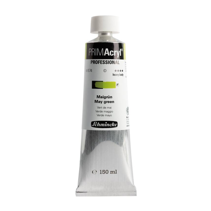 Schmincke Primacryl Artist Acrylic Paint 150 ml Series 1 574 May Green - 1