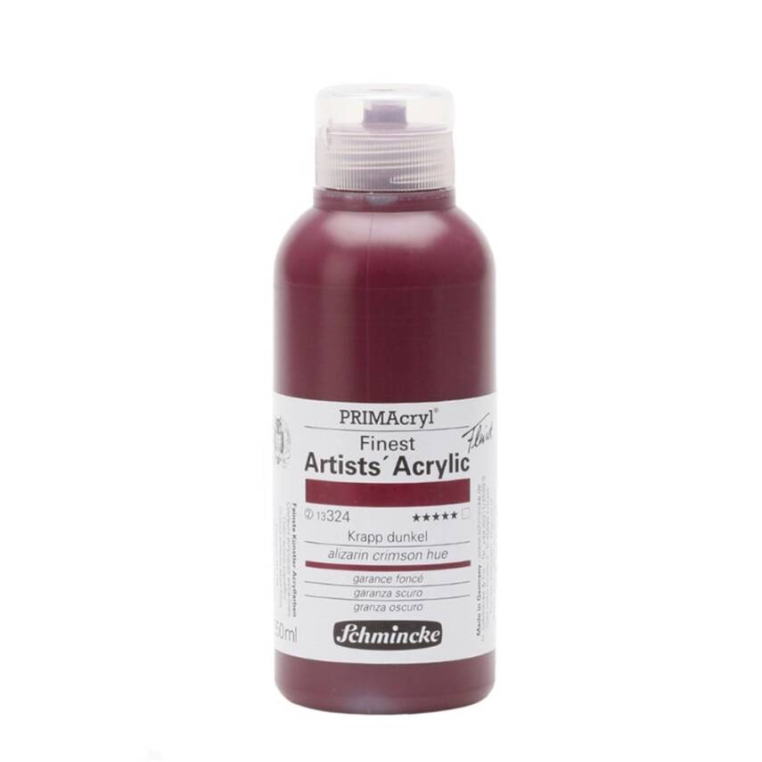 Schmincke Primacryl Artist Acrylic Paint 150 ml Series 2 324 Alizarine Crimson Hue - 1
