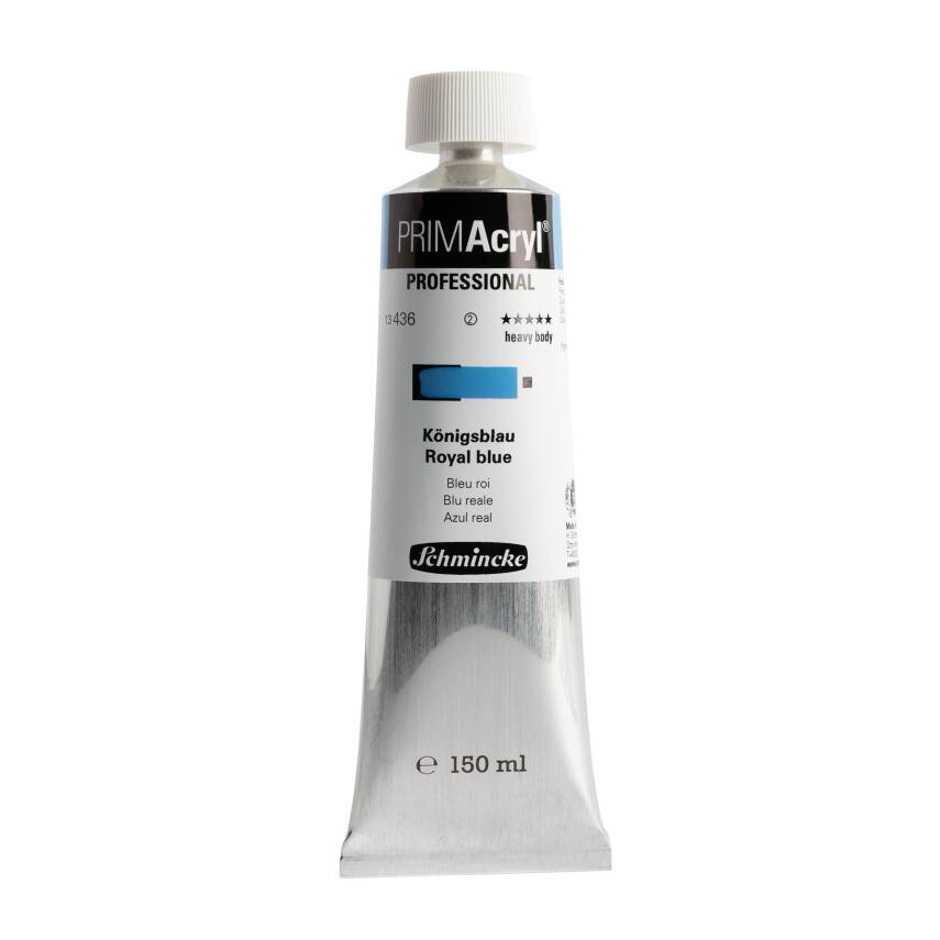 Schmincke Primacryl Artist Acrylic Paint 150 ml Series 2 436 Royal Blue - 1