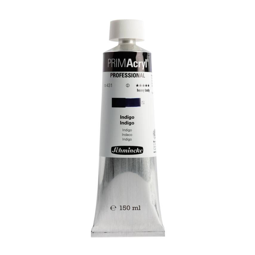 Schmincke Primacryl Artist Acrylic Paint 150 ml Series 3 431 Indigo - 1