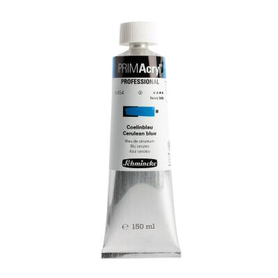 Schmincke Primacryl Artist Acrylic Paint 150 ml Series 4 454 Cerulean Blue