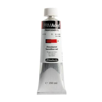 Schmincke Primacryl Artist Acrylic Paint 150 ml Series 5 318 Vermillion Red
