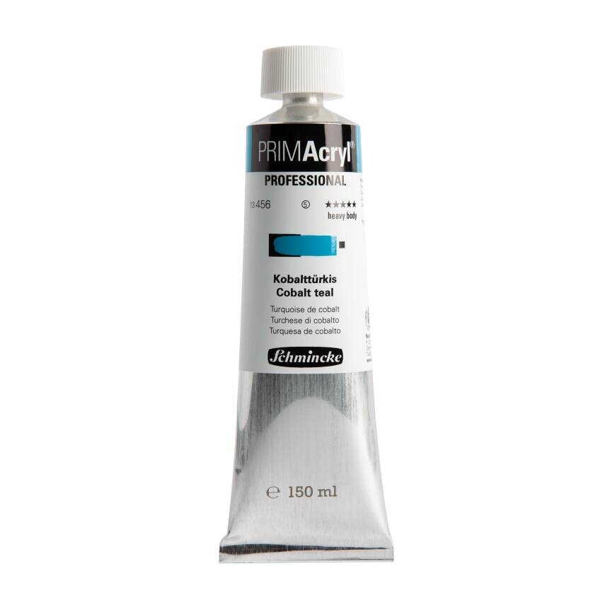 Schmincke Primacryl Artist Acrylic Paint 150 ml Series 5 456 Cobalt Teal - 1
