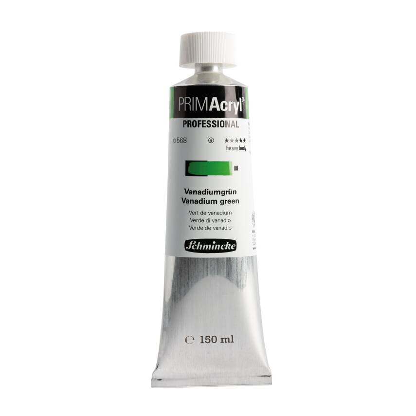 Schmincke Primacryl Artist Acrylic Paint 150 ml Series 6 568 Vanadium Green - 1