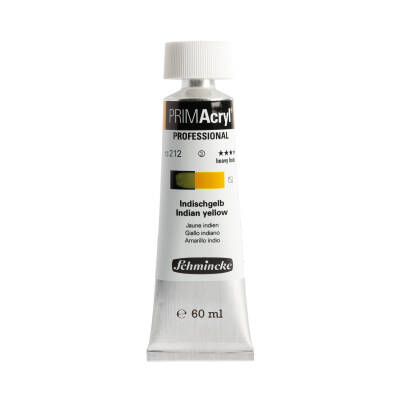 Schmincke Primacryl Artist Acrylic Paint 212 Indian Yellow 60 ml