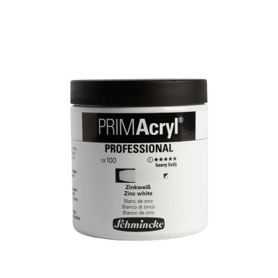 Schmincke Primacryl Artist Acrylic Paint 237 ml Series 1 100 Zinc White - 2