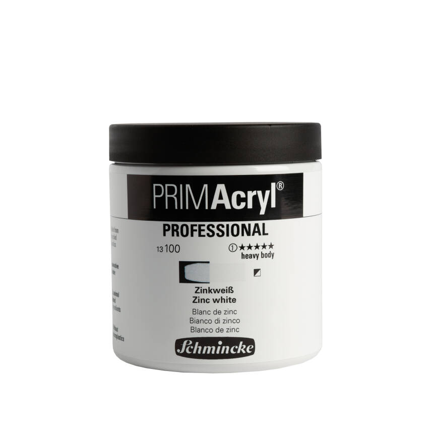 Schmincke Primacryl Artist Acrylic Paint 237 ml Series 1 100 Zinc White - 2