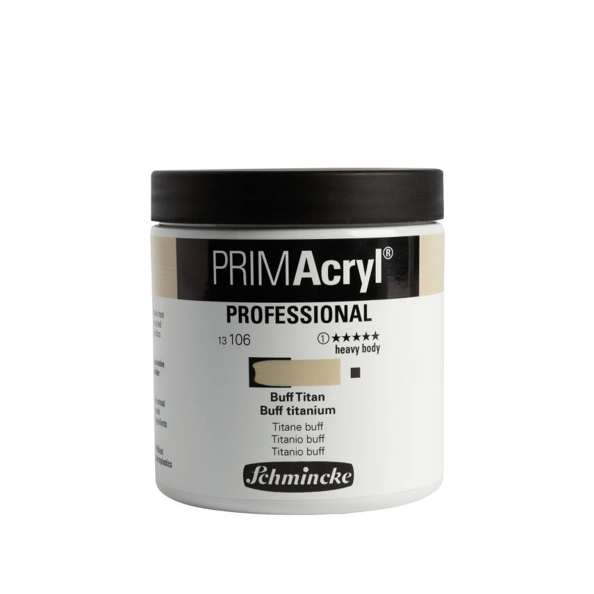Schmincke Primacryl Artist Acrylic Paint 237 ml Series 1 106 Buff Titanium - 2