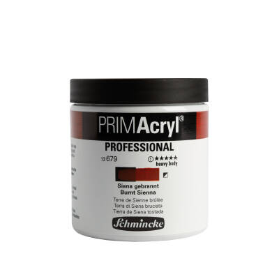 Schmincke Primacryl Artist Acrylic Paint 237 ml Series 1 679 Burnt Sienna