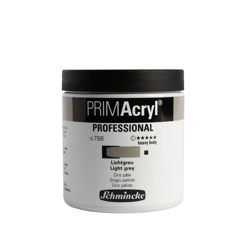 Schmincke Primacryl Artist Acrylic Paint 237 ml Series 1 788 Light Gray - 2