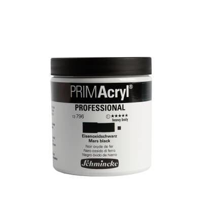 Schmincke Primacryl Artist Acrylic Paint 237 ml Series 1 796 Mars Black - 2
