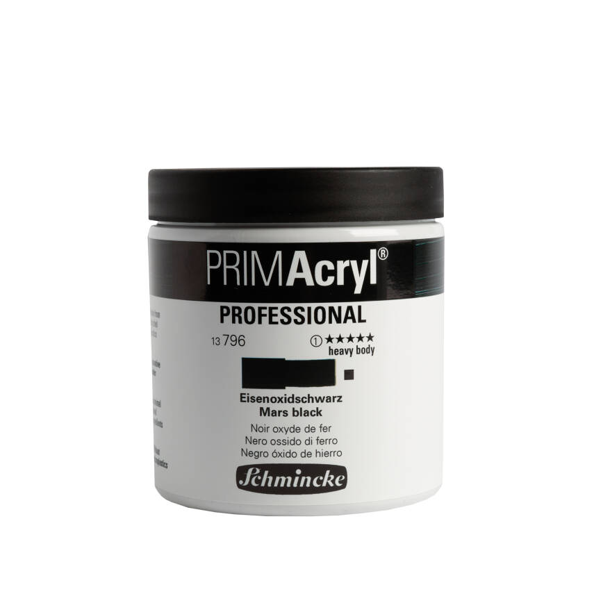 Schmincke Primacryl Artist Acrylic Paint 237 ml Series 1 796 Mars Black - 2