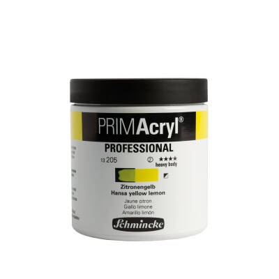 Schmincke Primacryl Artist Acrylic Paint 237 ml Series 2 205 Hansa yellow lemon