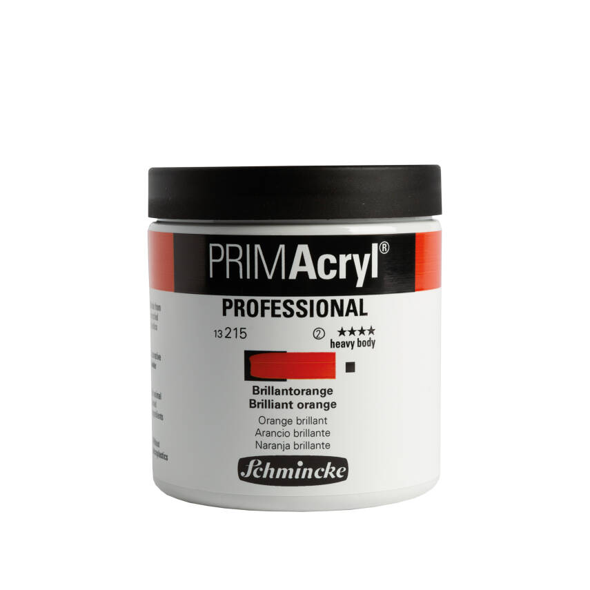 Schmincke Primacryl Artist Acrylic Paint 237 ml Series 2 215 Brilliant Orange - 2