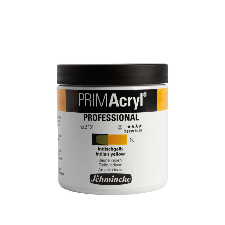 Schmincke Primacryl Artist Acrylic Paint 237 ml Series 3 212 Indian yellow - 1