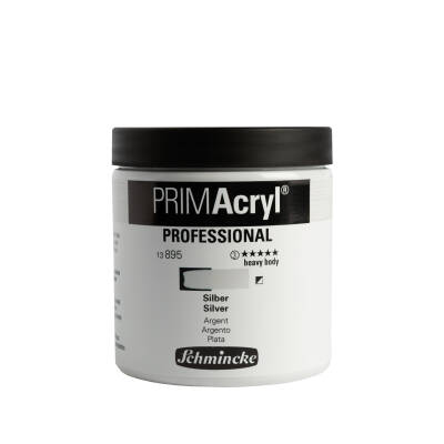 Schmincke Primacryl Artist Acrylic Paint 237 ml Series 3 895 Silver - 2