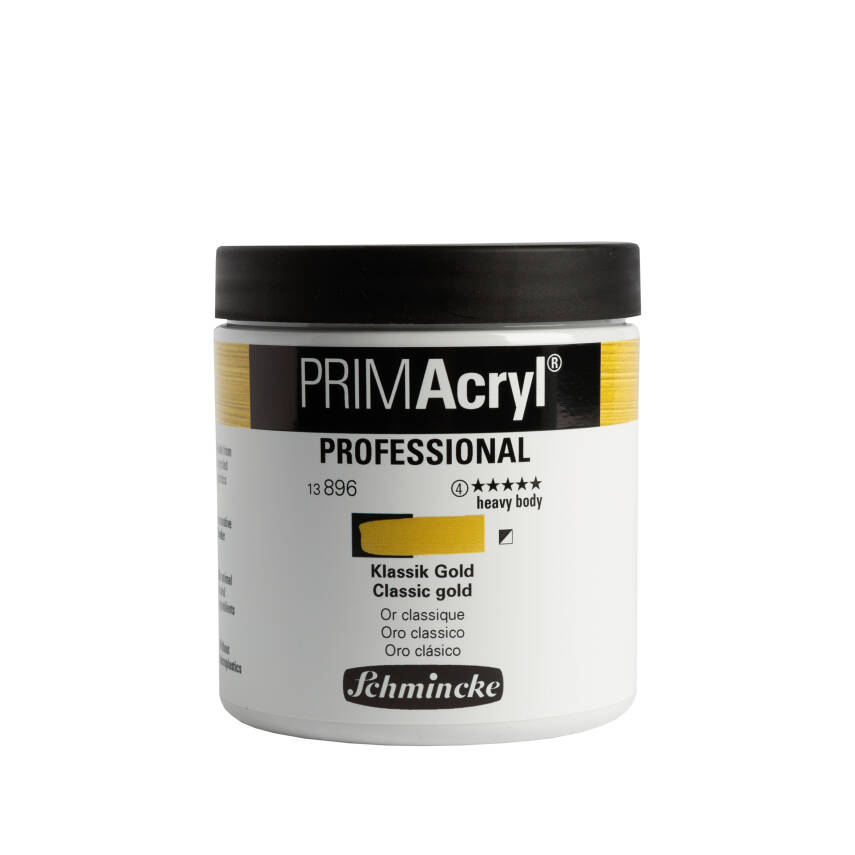 Schmincke Primacryl Artist Acrylic Paint 237 ml Series 4 896 Classic gold - 1