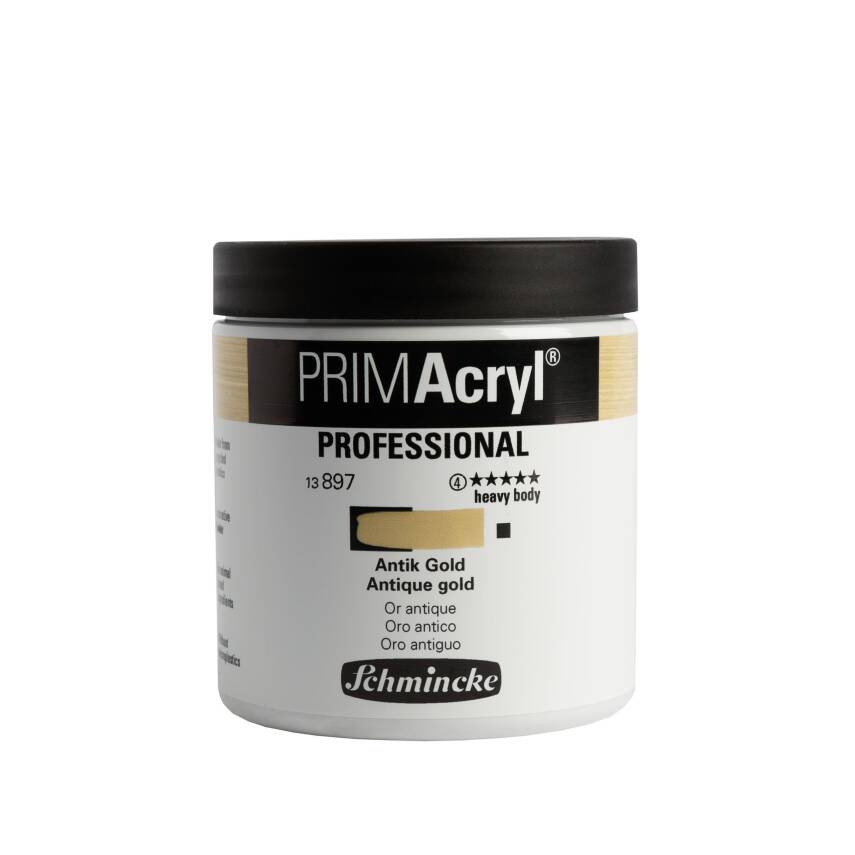 Schmincke Primacryl Artist Acrylic Paint 237 ml Series 4 897 Antique gold - 1