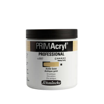 Schmincke Primacryl Artist Acrylic Paint 237 ml Series 4 897 Antique gold - 2