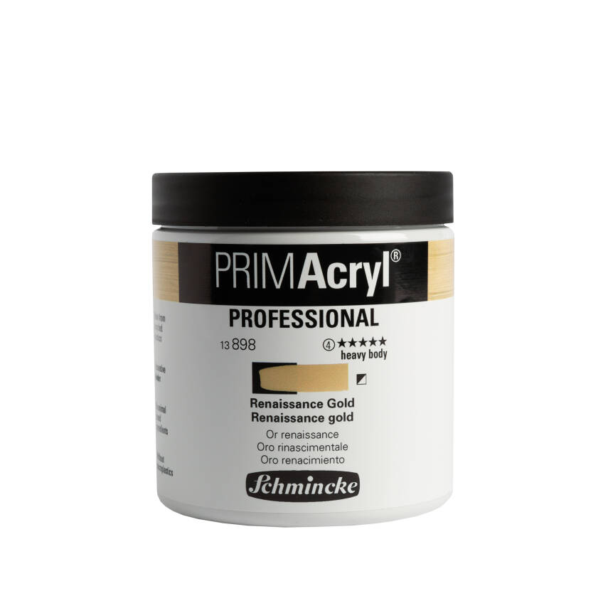 Schmincke Primacryl Artist Acrylic Paint 237 ml Series 4 898 Renaissance gold - 2