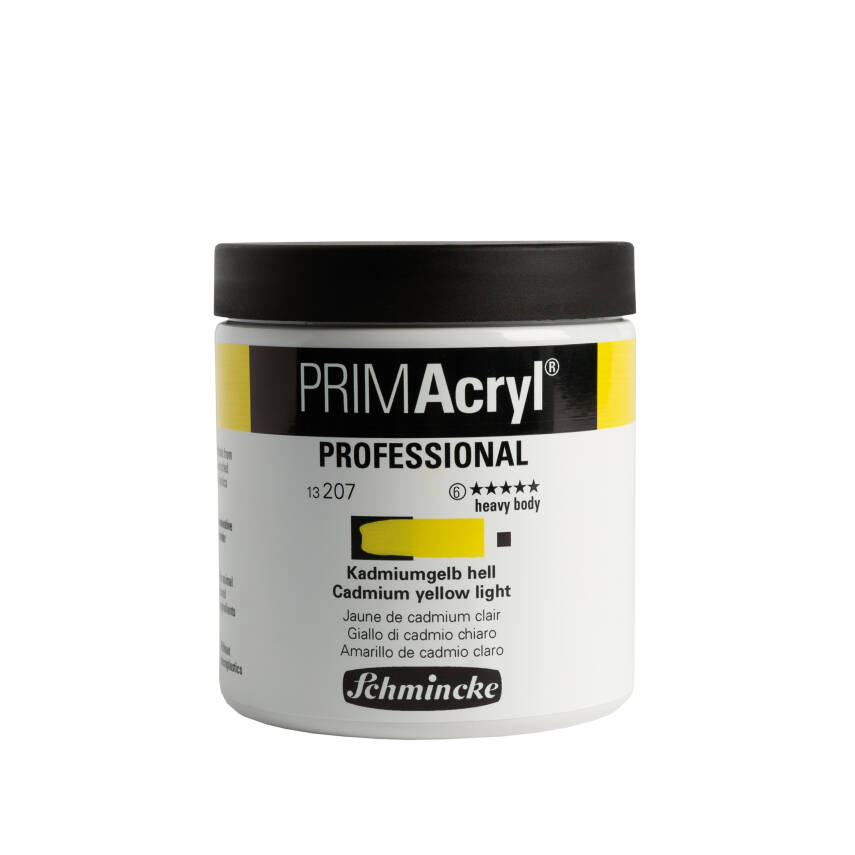 Schmincke Primacryl Artist Acrylic Paint 237 ml Series 6 207 Cadmium yellow light - 1