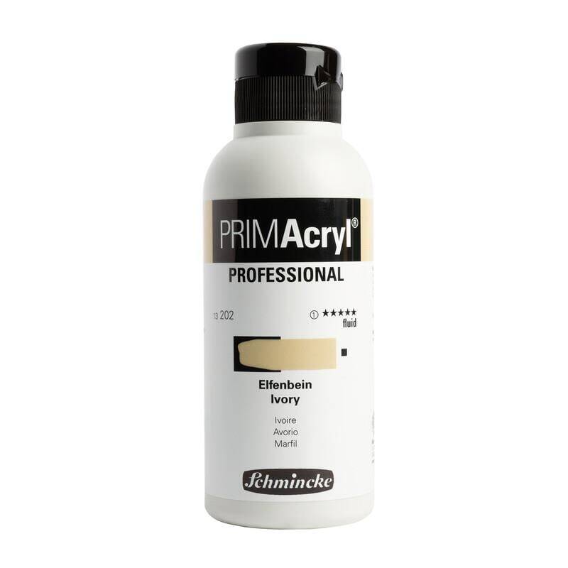 Schmincke Primacryl Artist Acrylic Paint 250 ml Series 1 202 Ivory Fluid - 1