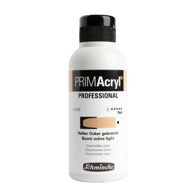 Schmincke Primacryl Artist Acrylic Paint 250 ml Series 1 659 Burnt Ocher Light Fluid