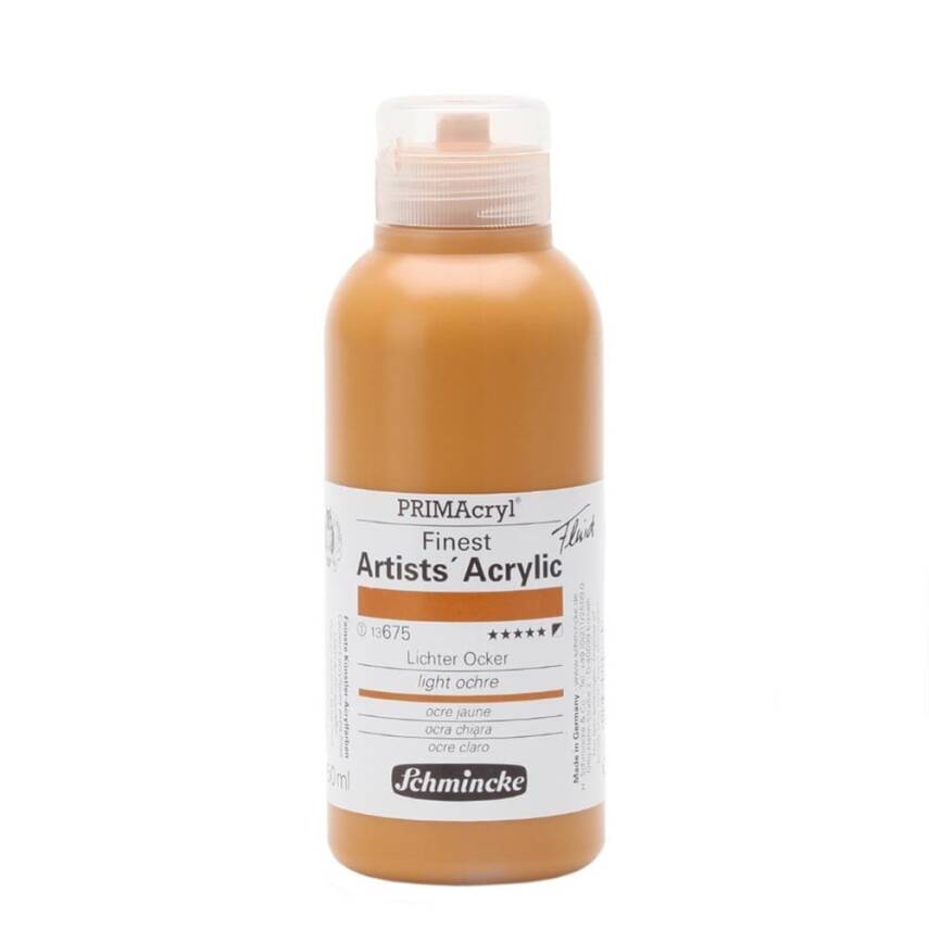 Schmincke Primacryl Artist Acrylic Paint 250 ml Series 1 675 Light Ocher - 1