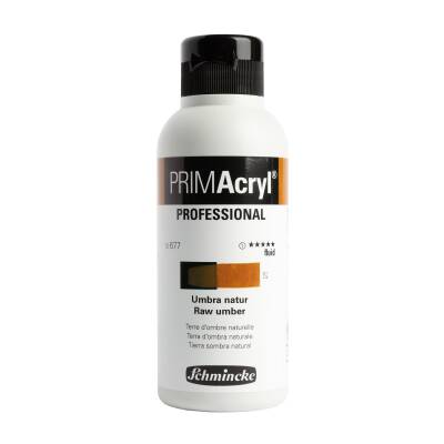 Schmincke Primacryl Artist Acrylic Paint 250 ml Series 1 677 Raw Umber Fluid
