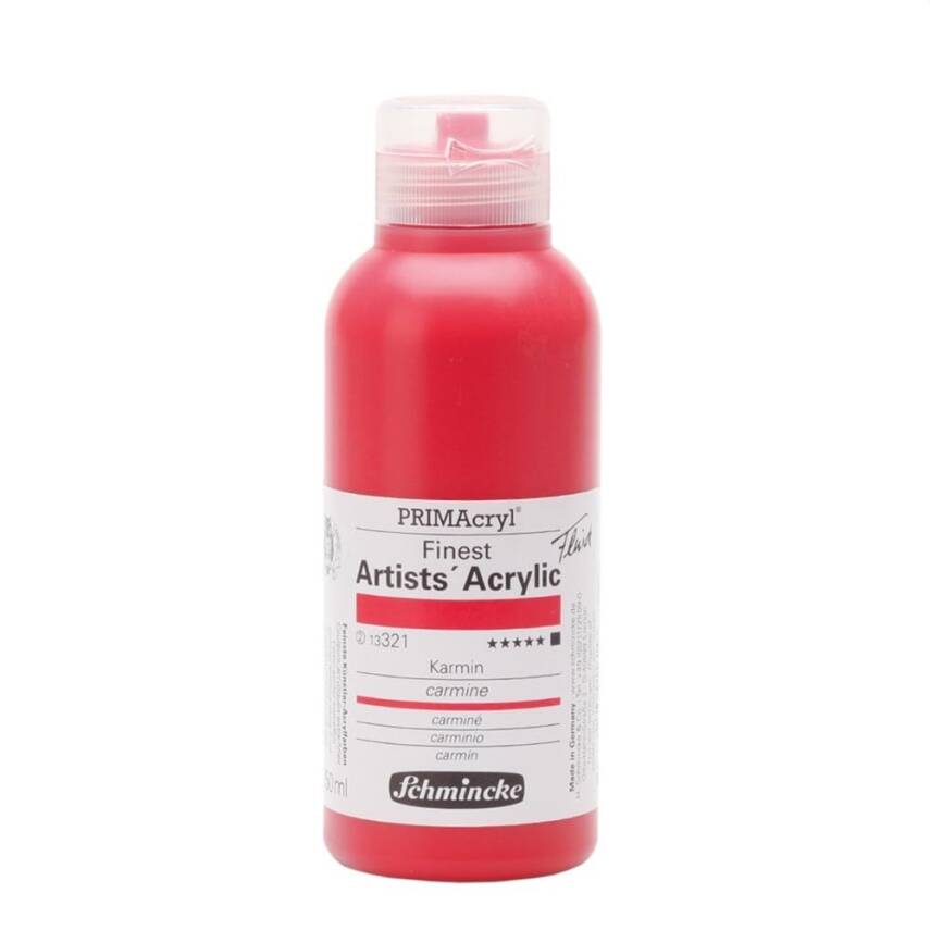 Schmincke Primacryl Artist Acrylic Paint 250 ml Series 2 321 Carmine - 1