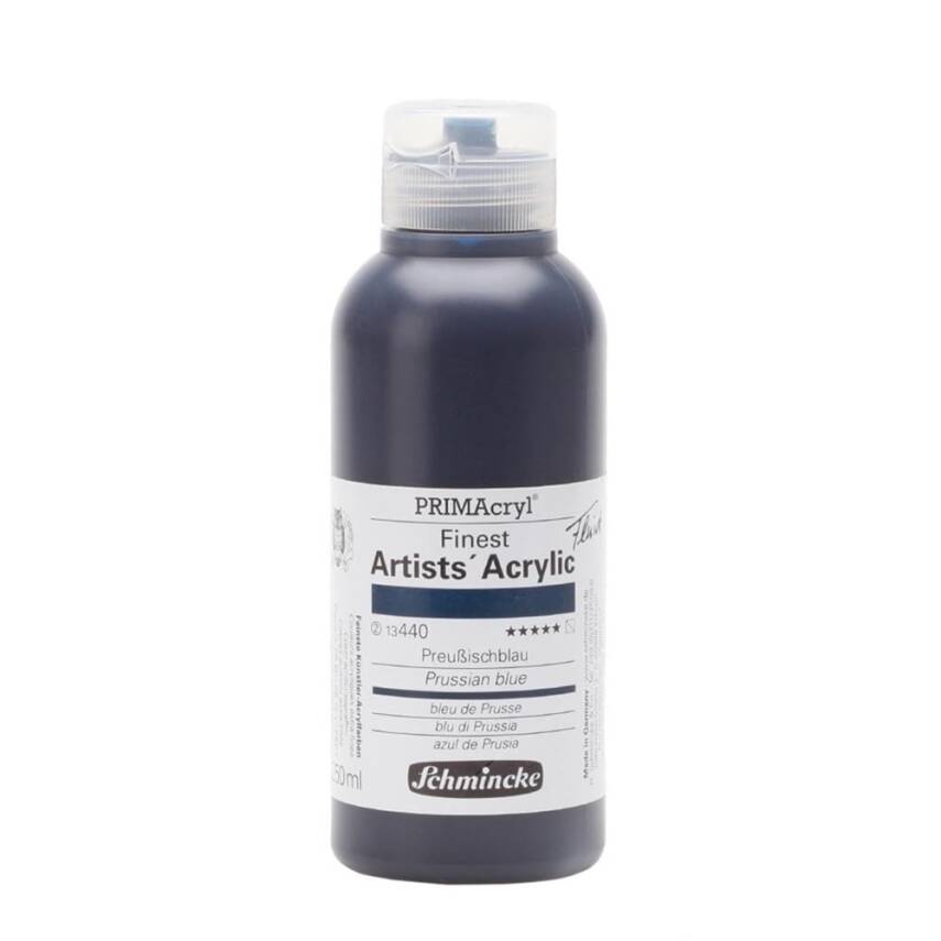 Schmincke Primacryl Artist Acrylic Paint 250 ml Series 2 440 Prussian Blue - 1