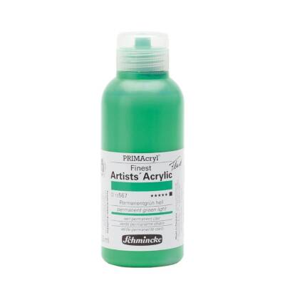 Schmincke Primacryl Artist Acrylic Paint 250 ml Series 2 567 Permanent Green Light