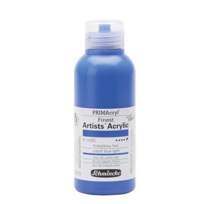 Schmincke Primacryl Artist Acrylic Paint 250 ml Series 4 435 Cobalt Blue Light