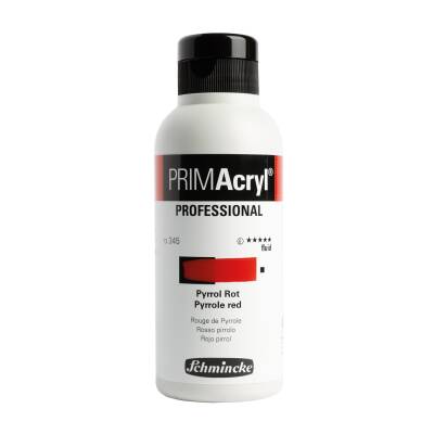 Schmincke Primacryl Artist Acrylic Paint 250 ml Series 6 345 Pyrrole Red Fluid