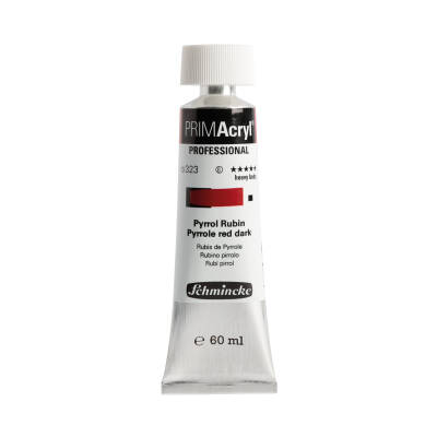 Schmincke Primacryl Artist Acrylic Paint 323 Ruby 60 ml