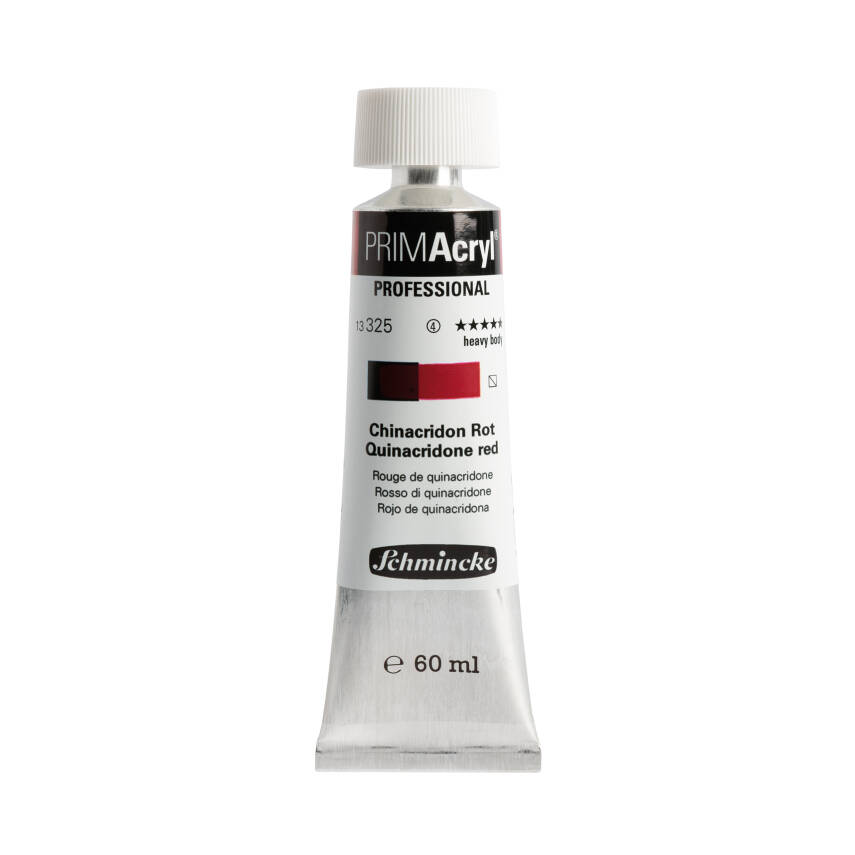 Schmincke Primacryl Artist Acrylic Paint 325 Quinacridone Red 60 ml - 1