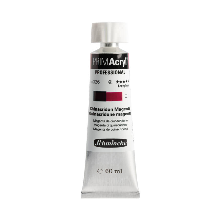 Schmincke Primacryl Artist Acrylic Paint 326 Quinacridone Magenta 60 ml - 1