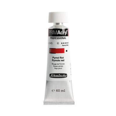 Schmincke Primacryl Artist Acrylic Paint 345 Pyrrole Red 60 ml