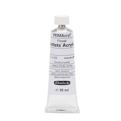 Schmincke Primacryl Artist Acrylic Paint 35 ml Series 1 102 Heavy Body White