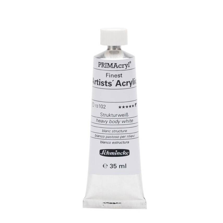 Schmincke Primacryl Artist Acrylic Paint 35 ml Series 1 102 Heavy Body White - 1